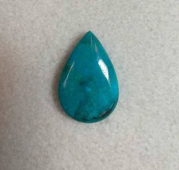 Natural Nacozari Turquoise Pendant Teardrop 1/4 Drilled Gem Turq